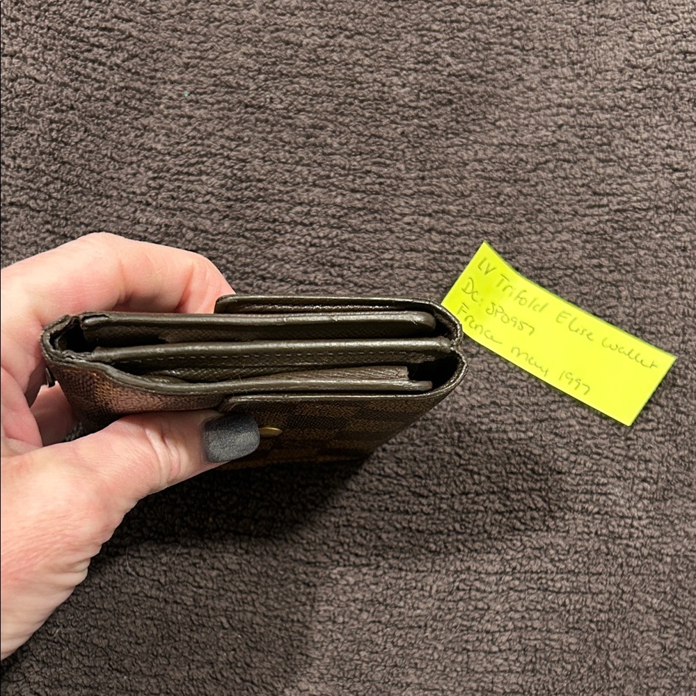 Louis Vuitton Elise Trifold Wallet Vintage 1997 - Picture 6 of 12